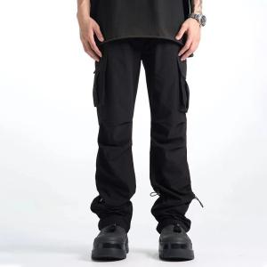 Wholesale Tactical Cargo Pants Men′s Multiple Pockets Trousers Work Outdoor Techwear Hiking Pantalons Celana Pria Casual from china suppliers