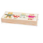 72pcs Wooden Animal Jigsaw Puzzles Cartoon Rabbit Bear Dress