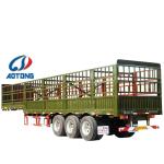 3 Axle 45t Livestock Transport Store House Bar Semi-Trailer Main beam Heavy duty