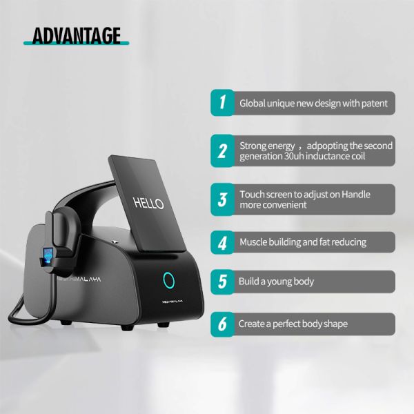 ODM OEM Portable Body Sculpt ems sculpting Machine Four Handles