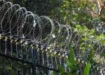 Stainless Steel 304 Concertina Razor Barbed Wire For Highway / Farm / Garden /