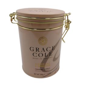 Wholesale High Quality Round Coffee Tins with Metallic Wire Promotional Empty Metal Tin Boxes from china suppliers