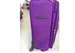 170T Lining Soft Trolley Luggage Suitcase , 4 Single Rotative Wheels Soft Sided