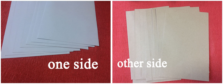 200g 230g 300g One Side Coated Duplex Board Grey Back for Packaging