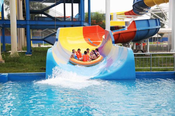 Galvanized Tantrum Carbon Steel Aqua Park Equipment Slides for Adventure Water