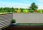 0.9x5m Striped Privacy Balcony Safety Net For Porch / Football Field 95% Shade