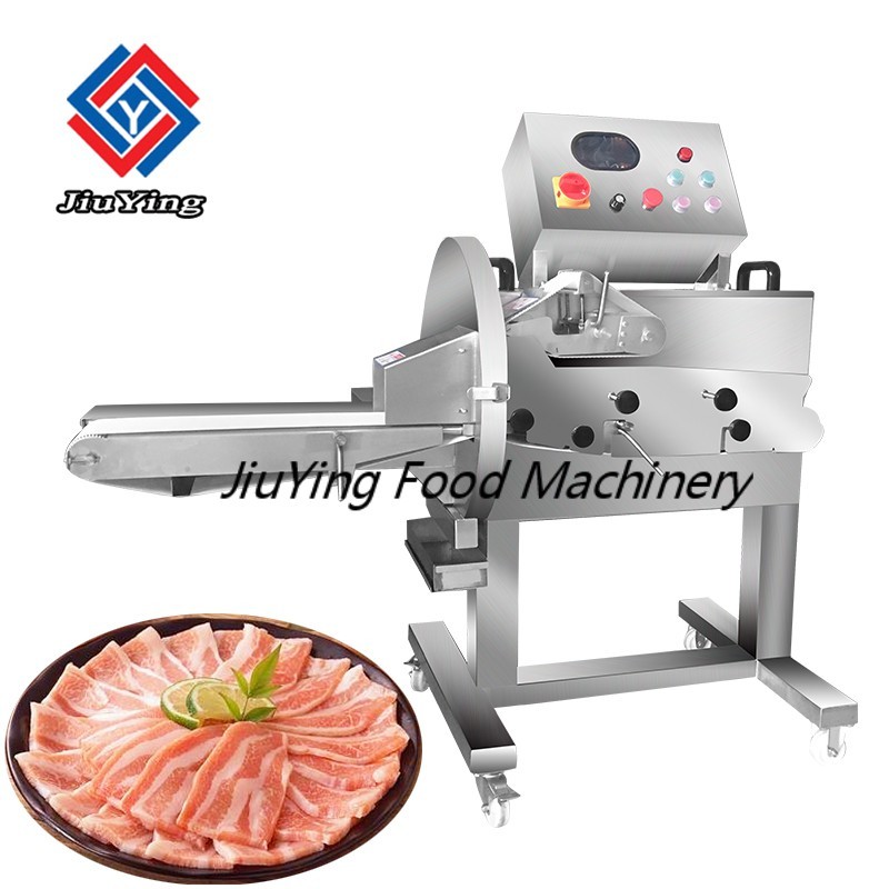 TJ-304B Commercial Double Blades Cooked Meat Slicer For Cutting Roast pork/Tripe/Fat Sausage/Beef