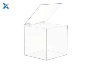 Wholesale Retail Store 5 Sided Acrylic Display Case Box With Hinged Lid For Candy Bin from china suppliers