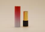 Gradient Color Lipstick Tube Packaging Red Pink To White Dull Polish Simple