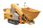 Steel Track Chassis Underground Continuous Concrete Mixer Heavy Duty