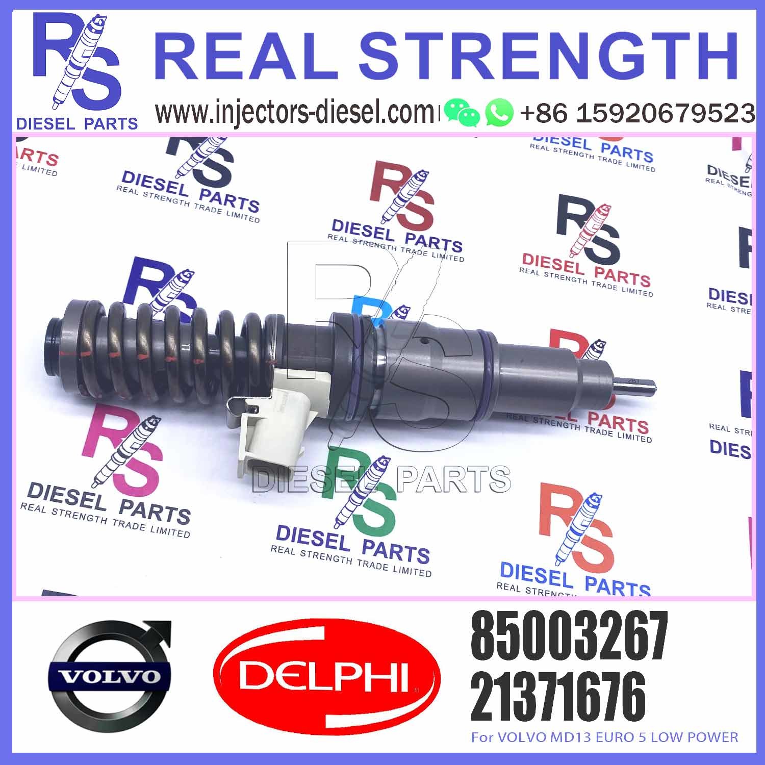 New Diesel Fuel Injector 21371676 85003267 BEBE4D25002 BEBE4D25101 BEBE4D25102 7421340615 For V-O-L-V Trucks D13C Euro 5
