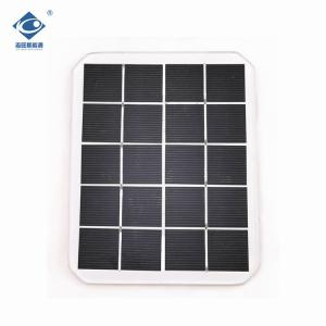 Wholesale 5V 1.5W high quality new standard solar panel ZW-2.5W-5V Mini Glass Laminated Solar Panel from china suppliers