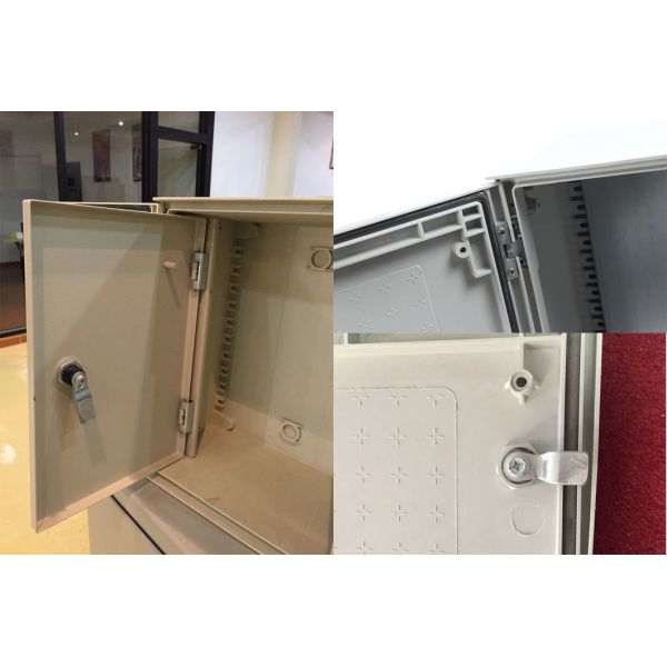 IP66 SMC Polyester Enclosure Fiberglass Box Outdoor Waterproof Electrical Power Supply Distribution Enclosure Polyester Cabinet