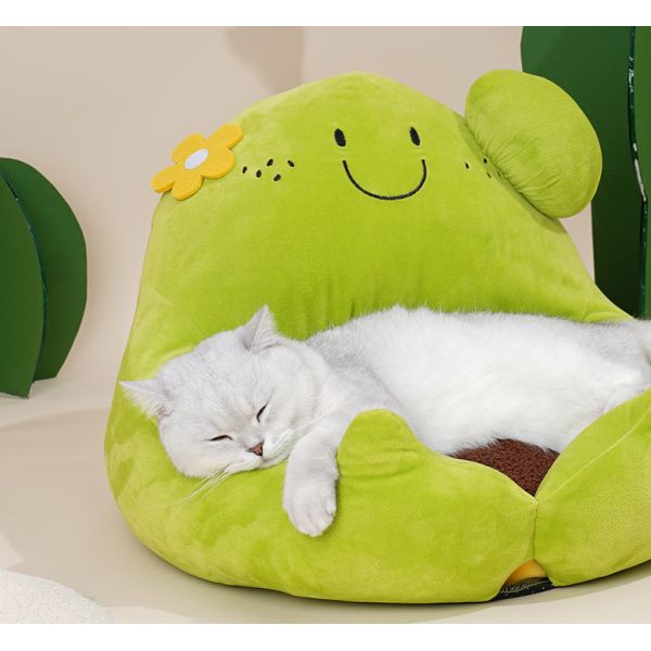 Cute Kitten Beds Double Sided Cushion Available In All Seasons Removable Foldable High Resilience Bed