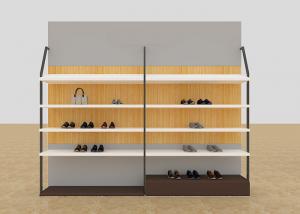 Wholesale Leisure Shoe Store Display Shelves / Footwear Display Stands With KD Version from china suppliers