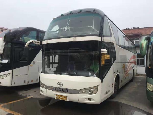 59 Seats 2015 Year Used Coach Bus Higer Brand One And Half Decker 3795mm Bus