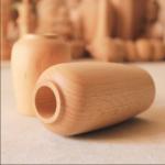 Home Wood Vase Craft Decor Statue Cute Handmade Wooden Figurines Carving Wooden