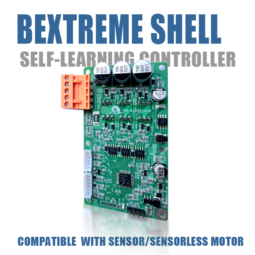 Self-learning Motor Driver Working Voltage 11.5-70VDC Can Be Configurated By Serial Port