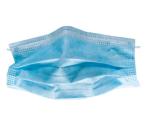 Blue White Disposable Face Mask Antibacterial High Level Protection