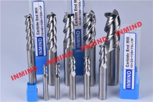 Wholesale Standard Length Type 2 Flute Aluminum End Mill For Aluminum Bright Finish No Coating from china suppliers