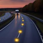 Long-lasting Solar Roadside Markers 7-9 Hours Charging View Distance 500m 72