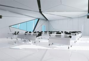 Wholesale Adjustable Conference Table Chairs With Wheels ISO Certificated from china suppliers