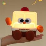 Cute Funny Design Unique Silicone Safe Soft Night Light Companion Lamp Bedside