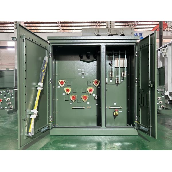 Three Phase Pad Mounted Transformer Oil Immersed Power Distribution 150kva 12470v To 208v Ansi Ieee Standards With Ul Certificate