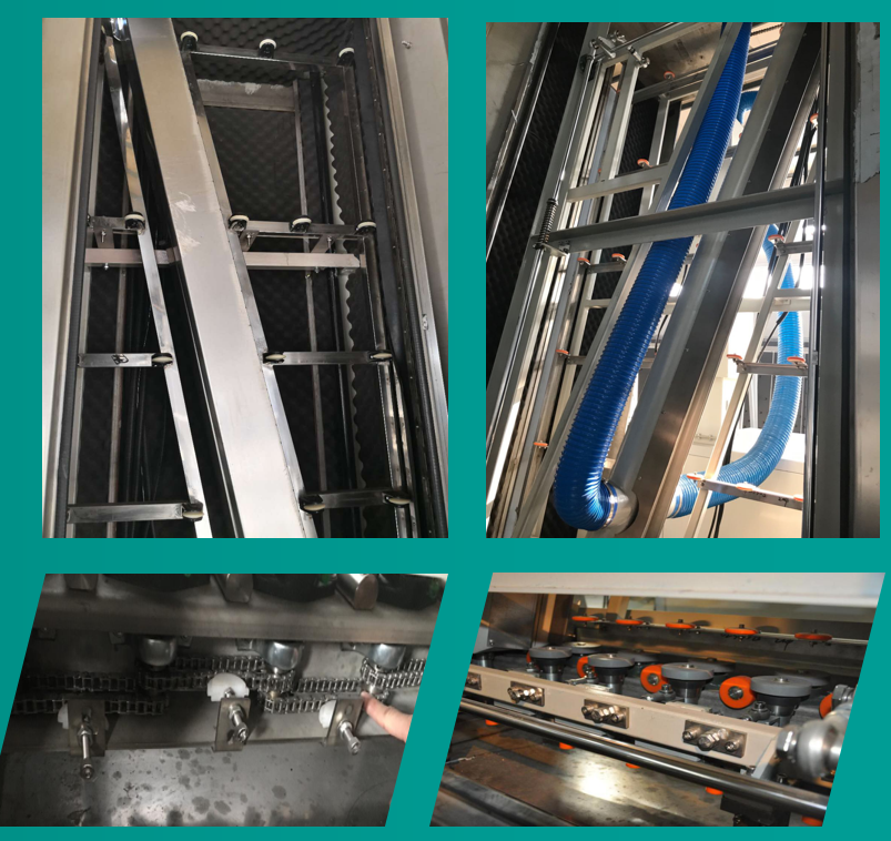 OEM Vertical Glass Washing Machine For Washing And Drying Flat Glass