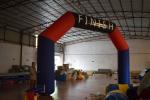 Customized PVC Or Oxford Inflatable Advertising Signs For Extrance CE SGS UL