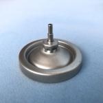 Anti Leakage 40mm Tinplate Gas Lighter Refill Valve With Metal Stem
