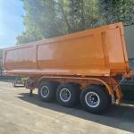 SHACMAN CIMC 3 Axle Mining U Shaped Semi Trailer Tipper Dump Truck