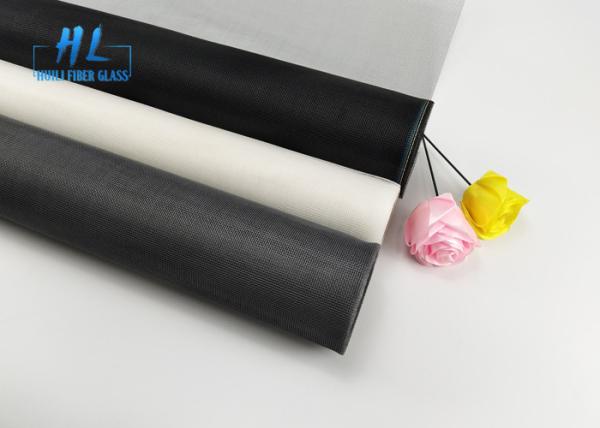 Quality 17*15 Mesh 115g / M2 Fiberglass Mosquito Net With Woven Bag Package for sale