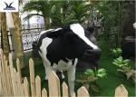 Animal Garden Ornaments , Life Size Animatronic Animal Statues With Fur
