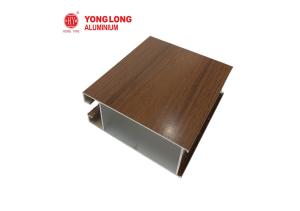 Wholesale Building Materials Wood Grain 6063 T5 Aluminium Windows Profile I Beam from china suppliers
