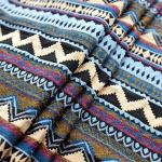 370gsm Home Deco Geometric Print Cotton Fabric 10s 20 Shuttle