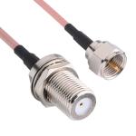 RG-179 Rf Coaxial Cable 75 OHMS TE 5415226-1 To Amphenol Connex 222114-10 ROHS