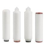 Hydrophobic PVDF Pleated Membrane Filter Cartridge for Biogas Filtration in Food