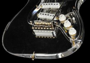 China Good Quality Strat Electric Guitar Mahogany Neck Acrylic Body Alnico Pickups on sale