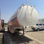 3 Axles Heavy Duty Semi Trailers Oil Fuel Tanker Trailer