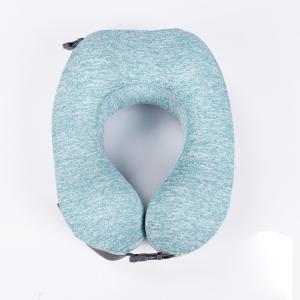 Wholesale Blue Color Memory Foam Baby Pillow Flat Head Foam Travel Pillow For Airplane from china suppliers