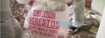 Clear / Yellow LDPE Asbestos Removal Bags, PE Asbestos bags for sand and gravel,