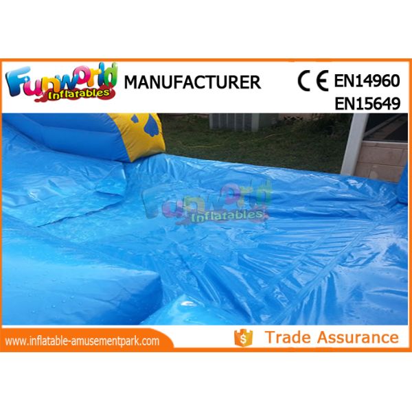 Giant Commercial Inflatable Water Slide / Inflatable Wipe Out Slide