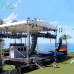 Concert Wedding Event TUV Aluminum Roof Truss System With Stage