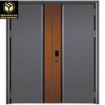 Customized Grey Color All Aluminum Room Door Fireproof Room Door