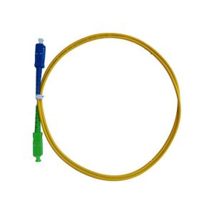 Wholesale SX SM 0.9mm Fiber Optic Patch Cord , Telecom Grade SC / APC to SC / UPC LSZH Cable from china suppliers