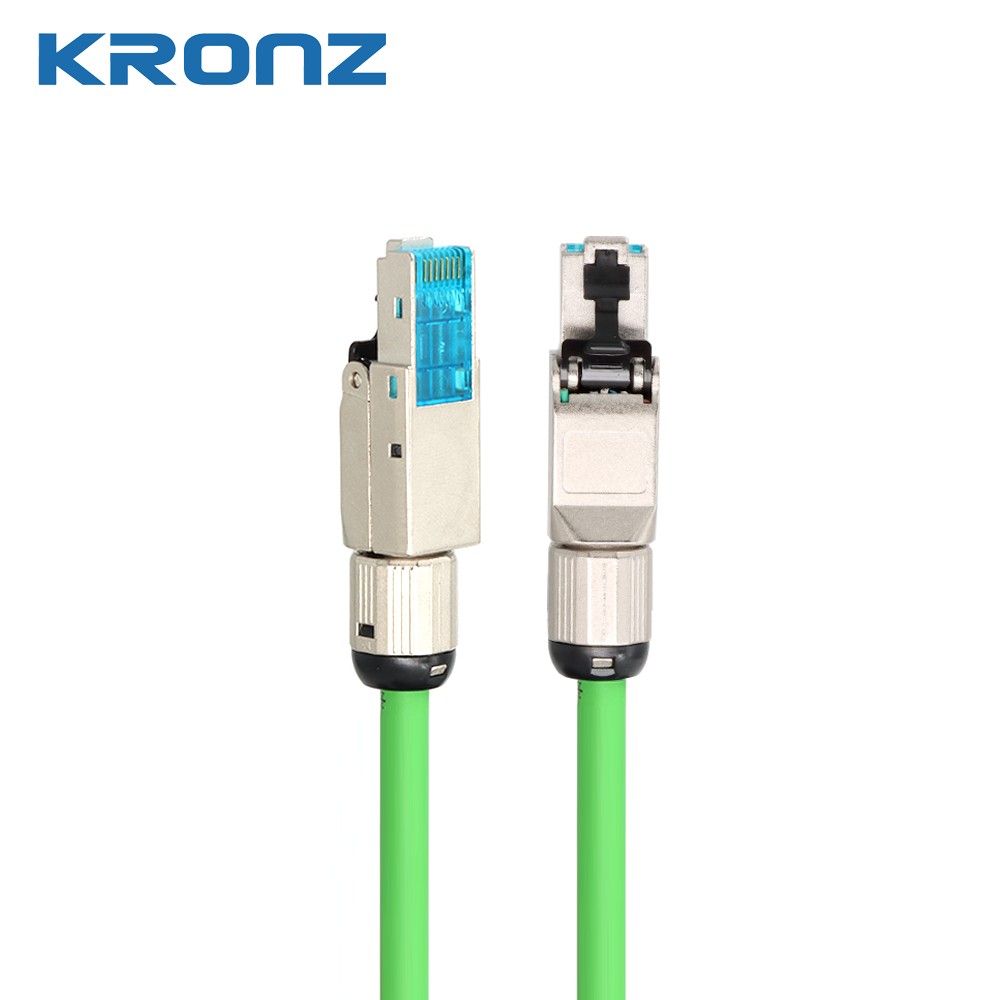 Cat.6 / 6a / 7 RJ45 Plug Connector Field Termination Plug Shielded Tolless