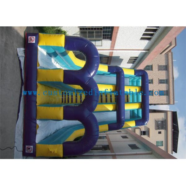 Outdoor Large Slip N Slide Water Slide / Children Double Water Slide Inflatable
