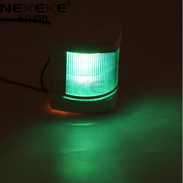 PC Material Left Right Marine Navigation Lights 3" 4" Sizes Dustproof Boat Nav Lights