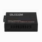 10/100M POE Media Converter PSE Fiber Optic Ethernet 48V SC Dual Fiber For IPC